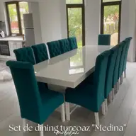 Gata construcția casei? Poate ar fi cazul să te gândești la o masă cu scaune pentru living!