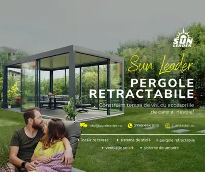 Construcții de pergole retractabile