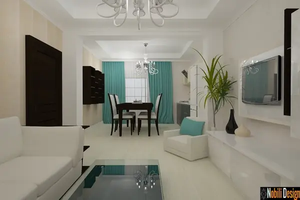 Design interior pentru living de apartament by Nobili Interior Design