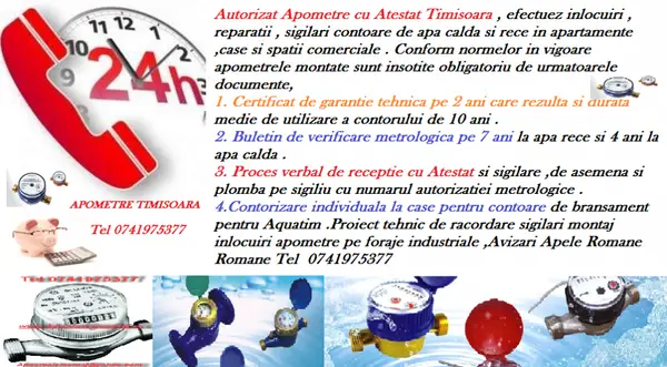 Instalatori Autorizati Apometre din Timisoara