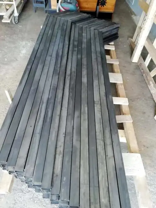 Stalpi gard cu un brat din teava 60 x 40 x 2 mm