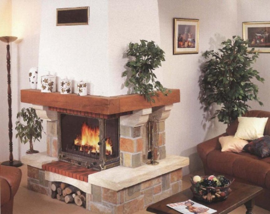 Semineu rustic Mauriac