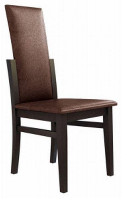 Scaun de bucatarie din piele bio maro
