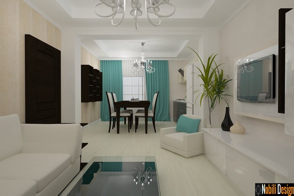 Design interior pentru living de apartament by Nobili Interior Design