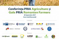 Eforturile și contribuția fermierilor români pentru agricultura noastră vor fi recunoscute în cadrul Galei PRIA Romanian Farmers în 28 septembrie 2017