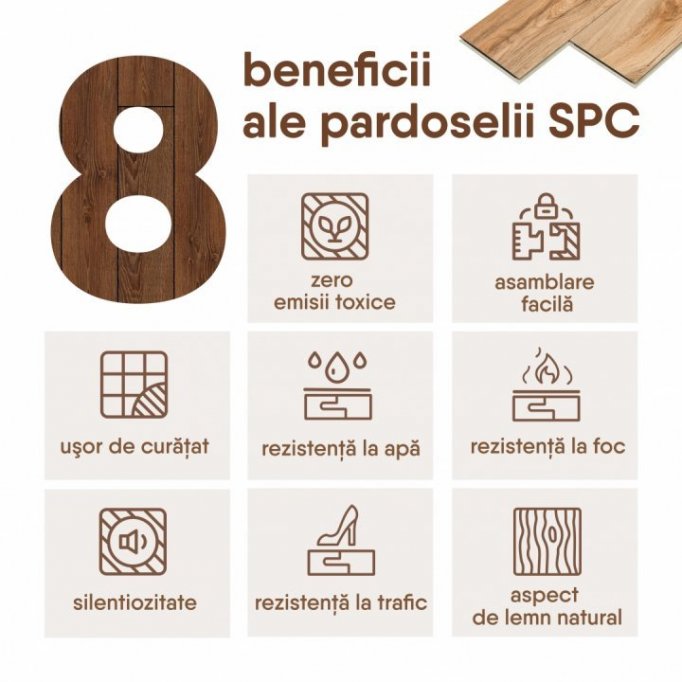 Pardoseli potrivite pentru spatii comerciale, HORECA si birouri