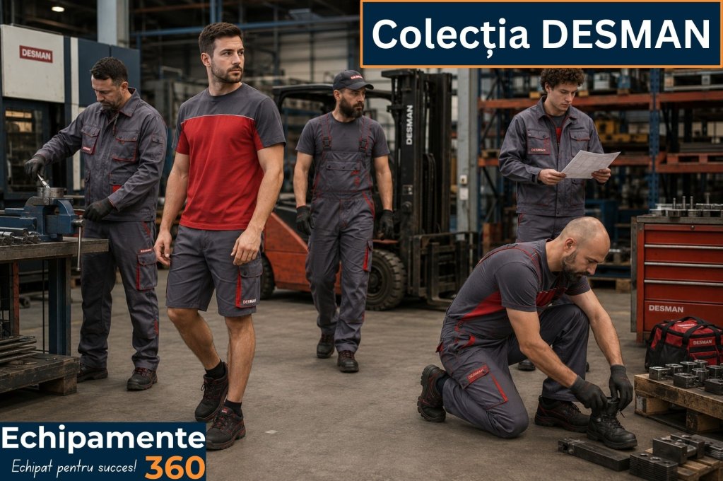 De la atelier la șantier, descoperă versatilitatea colectiei Desman pe Echipamente360.ro